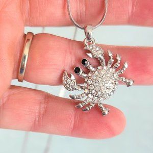 Cute Crab Necklace/Pendant/Jewelry/Sea Animal